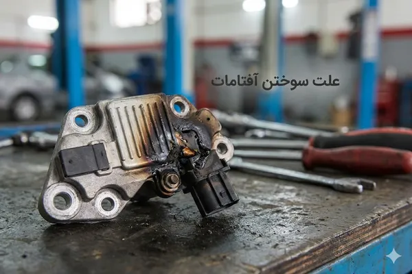 سوختن آفتامات دینام